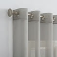 thumbnail image 3 of No. 918 Calypso Voile Sheer Grommet Curtain Panel, 59"x84", Silver Gray, 3 of 5