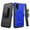 Blue, variant on T-Mobile Revvl V 4G Dual-Layer Holster Case with Kickstand