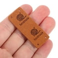 thumbnail image 5 of WRITWAA 50 Pieces Brown Tags for Crochet and Sewing Accessories, Handmade Item Labels with Easy Sew Holes, 5 of 8