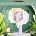 thumbnail image 1 of Escalada Bubbles Machine Kids Portable Outdoor Party LED Light Blower Toys (Púrpura) Ehuebsd Para Estrenar, 1 of 8