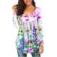thumbnail image 2 of Camisas Para Mujer Camisetas de Gran Tamaño Manga Larga Estampado de Moda Camiseta Suelta Blusa Cuello Redondo Tops Casuales Odeerbi  ODB134063, 2 of 6