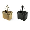 thumbnail image 3 of Advancent Bolsa de leña para chimenea, bolsa para troncos, bolsa para palos de para interiores y exteriores, organizador de contenedores carpas Negro, 3 of 6