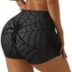 thumbnail image 1 of Fotbe Black Spider On Web 1 Shorts Sin Costuras – Shorts Deportivos de Cintura Alta para Mujer, Elásticos para Gimnasio, Yoga, Running o Ciclismo-Medium, 1 of 8