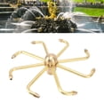thumbnail image 4 of Brass Windmill Rotating Fountain, 8 Hole 45 Degree Rotation Water Spray Head 8 Spouts Water Fountain Nozzle for Landscape Park Square Hotel, Rotate Nozzle, 4 of 7
