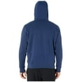 thumbnail image 4 of Nike Sportswear Club Fleece Full-Zip Hoodie Midnight Navy/White BV2645-410 Men's Size M Standard Fit, 4 of 13