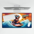 thumbnail image 4 of Retro Surfing Chesapeake Bay Retriever in Cool Sunglasses Hello Summer Waves Desk Mat Full Keyboard Mouse Pad Chessie Dog Lover Large Mousepad - 10001, 4 of 5