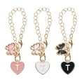 thumbnail image 1 of Uxcell 3 piezas de accesorios de encanto de letras para taza de tumbler, encanto de botella de agua en forma de corazón (Letra T), 1 of 6