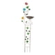 thumbnail image 4 of Baño para pájaros con enrejado para plantas, soporte de hierro para plantas de jardín, pequeño, decorativo para exteriores colibrí, 4 of 8