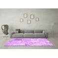 thumbnail image 3 of Ahgly Company Indoor Square Patchwork Purple Transitional Area Rugs, 6' Square, 3 of 4