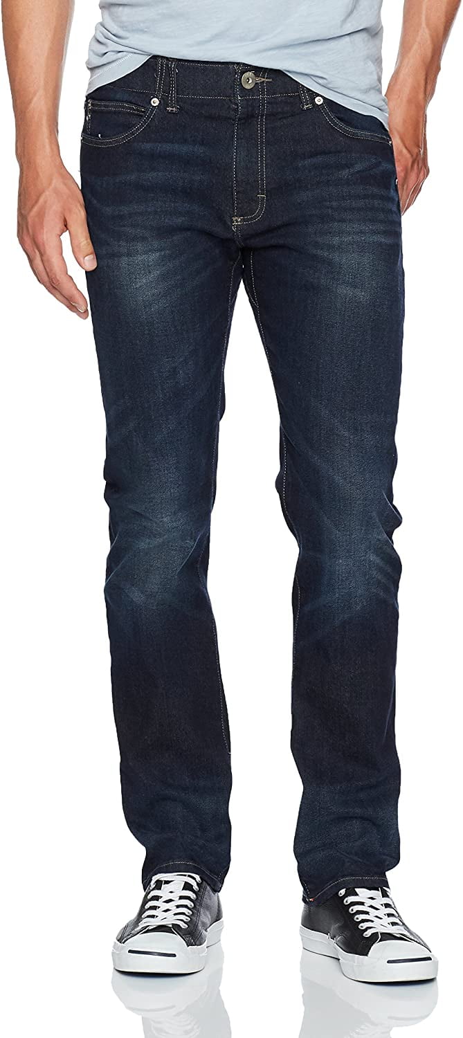 Lee - Mens Jeans 32X34 Mid-Rise Slim Straight Leg Stretch 32 - Walmart ...