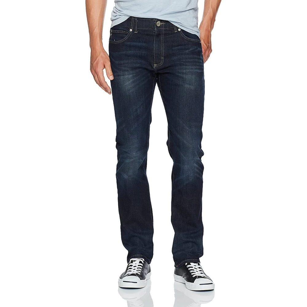 Lee - Mens Jeans 32X34 Mid-Rise Slim Straight Leg Stretch 32 - Walmart ...