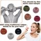 thumbnail image 2 of 7 pinzas para el cabello con forma de nido de pájaro, soportes para cola de caballo, pinzas para cola de caballo tejidas con forma de plátano grande y terciopelo retráctil con forma de disco grueso e, 2 of 5