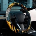 thumbnail image 6 of Bee 14.5 Inch Printing PVC Leather Car Wheel Cover, Steering Wheel Covers, Auto Accessories, 6 of 6