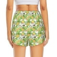 thumbnail image 3 of Picia Gnome and Pineapple Pattern Women's 2 in 1 Athletic Running Shorts High Waisted Workout Casual Gym Sweat Shorts with Comfy Liner Zipper Pockets-Medium, 3 of 9