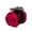 Wine Red, variant on Jiaroswwei Hair Clip Roes Flower Shape Sturdy Elegant Rose Flower Hair Claws for Gift