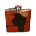 thumbnail image 1 of KuzmarK 6 oz. Leather Pocket Hip Liquor Flask - Tidbit Art by Denise Every, 1 of 1