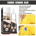 thumbnail image 4 of XUFLVPSEF Fabric Glue，Liquid Stitch Fabric Adhesive，Mighty mend it Fabric Glue, Strong, Waterproof Glue for Fabric Repair and Permanent Bonding, 50Ml (20 fl oz), 4 of 9