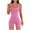 Hot Pink, variant on TopLLC Women's Summer One Piece Short Ribbed Sleeveless Tank Bodycon Romper Short Yoga Jumpsuit Bodycon Tank Rompers Playsuit