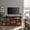 Reclaimed Barnwood, variant on 55" Fireplace TV Stand, 9H Timer, 4 Variable Flame, Electric Fireplace Insert with Remote Control, 5000BTU, 1500W, Gray Wash