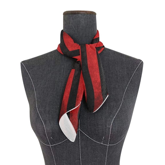 Square Scarf 24x24 Inch Crimson Cross Of The Wild Silky Satin Sun Protection Neck Scarf for Women Multi-Purpose Head Wrap Bandana for Hair Bag Decoration