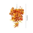 thumbnail image 3 of Halloween Decorations Outdoor, Artificial Maple Leaf Wreath, Wicker Harvest Festival Maple Leaf Decoration for Home and Outdoor Displays, 75cm/29.5in, 3 of 6