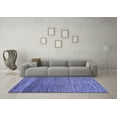 thumbnail image 3 of Ahgly Company Indoor Rectangle Abstract Blue Modern Area Rugs, 3' x 5', 3 of 4