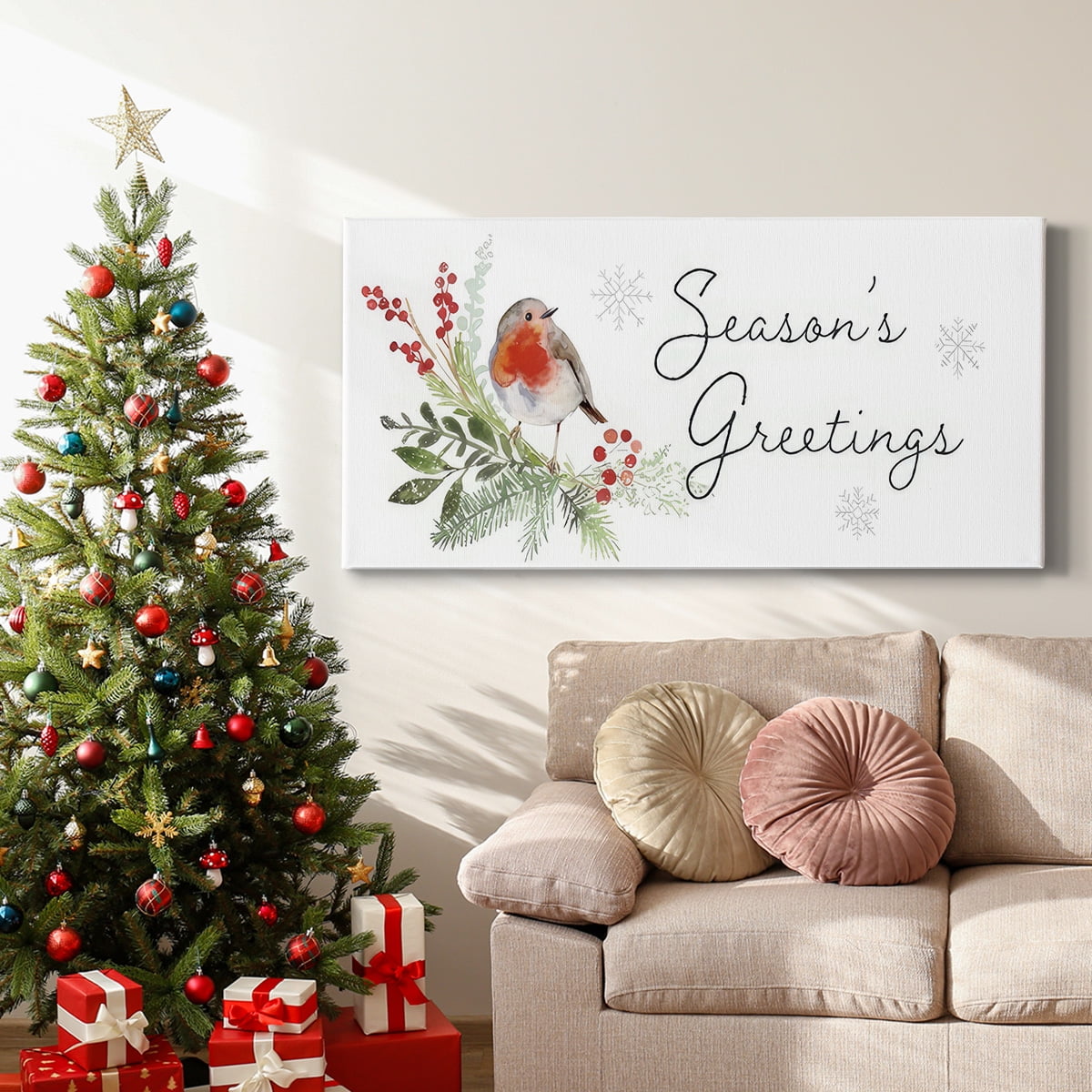 Winter Visitor Collection D- Gallery Wrapped Canvas