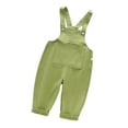 thumbnail image 3 of QUDDERR Boys Girls Bib Overalls Thin Can Open Pants Casual Pants Men One-Piece Strap Jumpsuit with Pocket Pants for 1-6 Years, 3 of 9