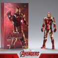 thumbnail image 2 of ZD edición conmemorativa figura de acción Iron Man War Machine MK43 marca empapado ACIONES final fortalecimiento regalos juguetes originales 18cmLED MK 3 zhangmengya unisex, 2 of 2