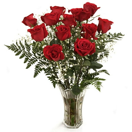 Classic Red Long Stemmed Roses