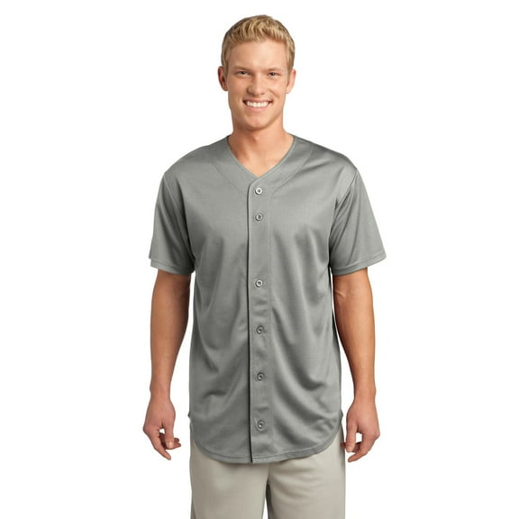 Sport-Tek ST220 PosiCharge Tough Mesh Full-Button Jersey T-Shirt