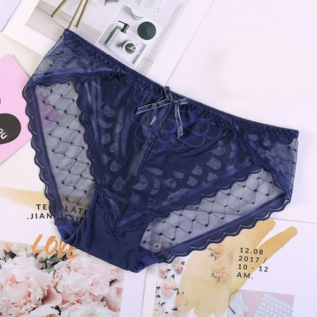 

Rovga Panties For Women Females Underwear Cotton Bikini Panties Lace Soft Hipster Panty Ladies Stretch Briefs Fashion Underwear