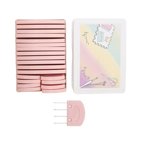 YIGSECU 20Pcs Knit Blocking Combs with Pin for Crocheting 4-Pin 8-Pin Knit Blocking Comb