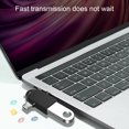 thumbnail image 3 of GreenHome Portable 2-IN-1 USB3.0 a Tipo-C OTG Adaptador Convertidor de transferencia de datos para teléfono móvil Tablet Portátil greenhome iPhone X, 3 of 7