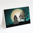 thumbnail image 1 of Halloween Scary Cocker Spaniel Black Greeting Cards & Envelopes - Pack of 8, 1 of 1