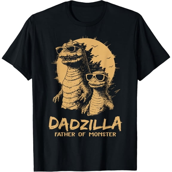 Dadzilla Father of Monsters Fathers Day Funny Dad T-Shirt Unisex S-5XL Hot Trending Shirt Birthday Gift