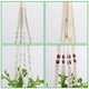 thumbnail image 5 of Bolsa de malla para macetas de horticultura, tejida a mano, creativa bolsa de malla para colgar plantas verdes, cesta colgante de pared de cuerda de algodón de estilo nórdico, 5 of 6