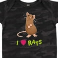 thumbnail image 4 of Inktastic I Love Rats Boys or Girls Baby Bodysuit, 4 of 5