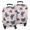 Blue Butterfly Leaf, variant on Blue Butterfly Pink Background Pattern Luggage Cover Fashion Suitcase Cover Baggage Covers Fit 25-28 Inch Luggage (Go Travel)