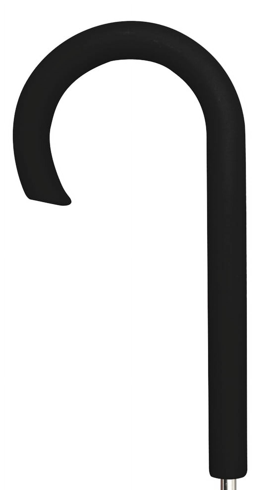 The Weather Station, 46in Clear Stick Rain Umbrella, Automatic Open, Clear Canopy with Prints
