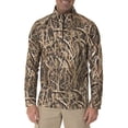 thumbnail image 4 of Realtree & Mossy Oak Men's Fleece Performance Camo 1/4 Zip Jacket, 4 of 7