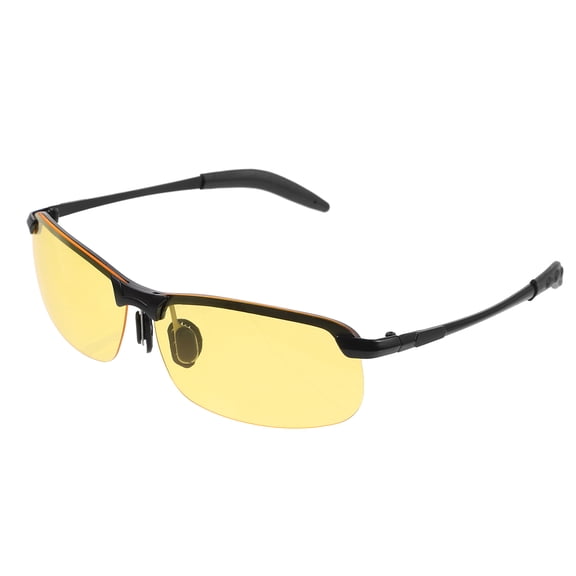 WRITWAA Yellow Lens Night Driving Glasses for Men with Anti Reflective Coating and