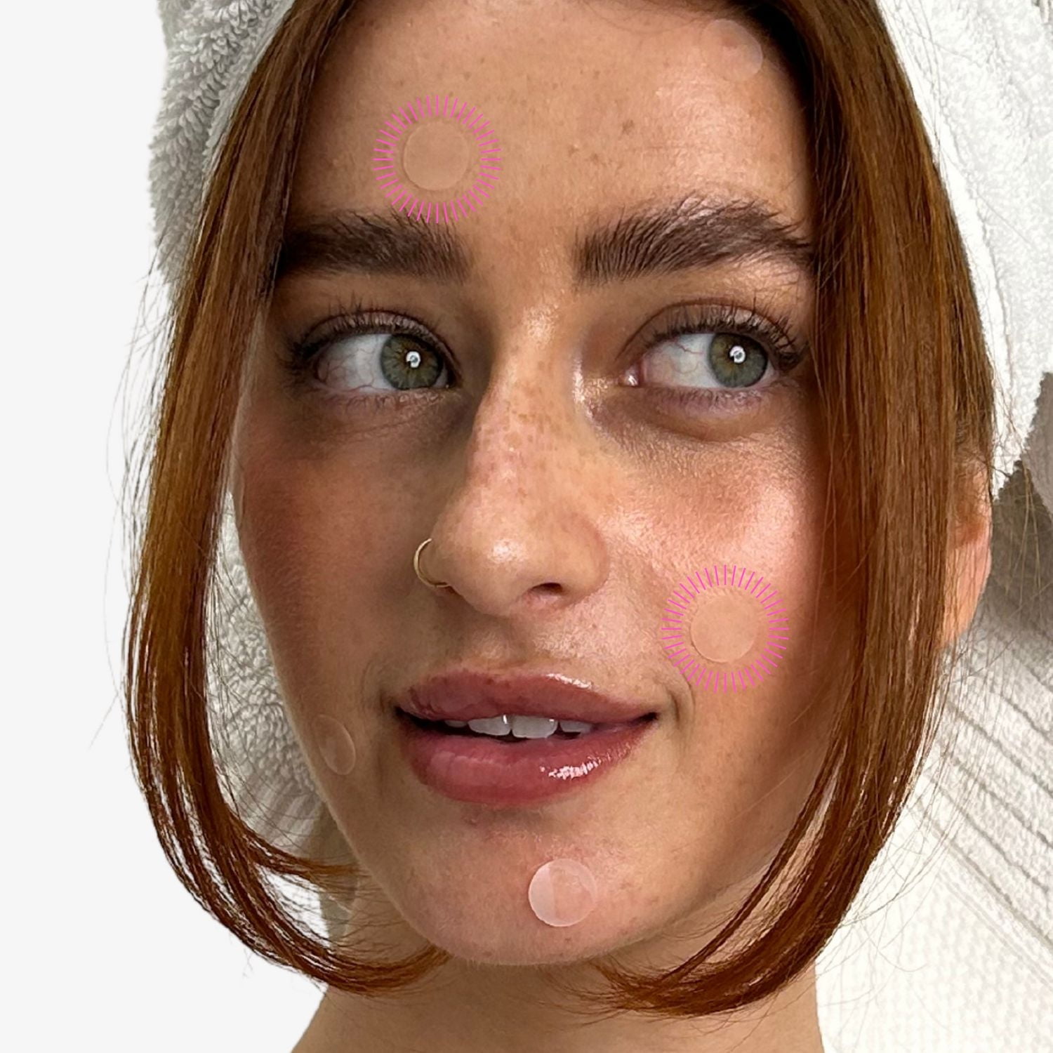 Sunny Teddy Patchs anti-acné – Patch hydrocolloïde à l'acide salicylique, invisible et doux pour la peau, 36 unités 12 petits/24 gros = 36 patchs