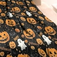 thumbnail image 3 of Happy Halloween Pumpkin Pattern Blanket,Comfortable Soft Flannel Throw Blanket,All Season,Warm Lightweight Blankets for Sofa Bed Couch Living Room Chair,60"x80", 3 of 4