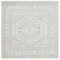 SAFAVIEH Adirondack Xavier Oriental Area Rug, Ivory/Silver, 12' x 12' Square