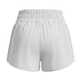 thumbnail image 4 of Girls Dolphin Hem High Waisted Quick Dry Athletic Running Shorts for Tween Girls Elastic Waistband White,Size 5-6T, 4 of 8