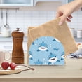 thumbnail image 5 of Ryvnso Acrylic Napkin Holder Table Kitchen Paper Tissue Organization 2 Pack Cartoon Shark, 5 of 7