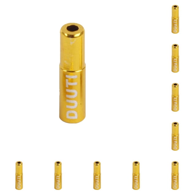 Wosthever Cubierta de tapa de Cable de cambio de freno de 5mm para bicicleta de aleación de aluminio, conjunto de tapas de tubo de cambio para Oro 6 piezas 10Conjunto
