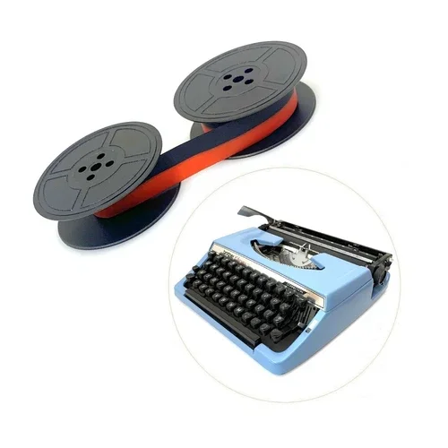 New Black / Red Ribbon For Brother Charger 11 12 22 Typewriter Portable Jp1 1210