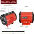 thumbnail image 2 of Cordless Portable Bluetooth Speaker Stero Player Loudspeaker for Milwaukee 18v, 2 of 6
